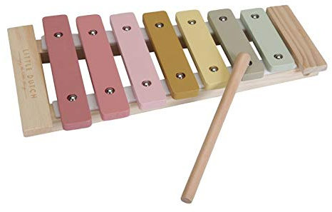 Little Dutch 7016 Holz Xylophon Altrosa