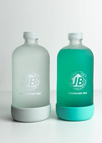 JBsol-Wischstar Set biologisch abbaubar Kraftvoll 2x500ml flüssiges Konzentrat keine Versieglung der Böden–Wischroboter