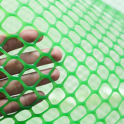 Grillage Jardin Filet à Poule à Oiseaux Fil De Clôture En Plastique Pour Fabrication De Poteaux De Mousse / Mur De Ballons, Maille De Garde-corps Hexagonale - Chiens Chats Proofing, Vert Filet Polyval