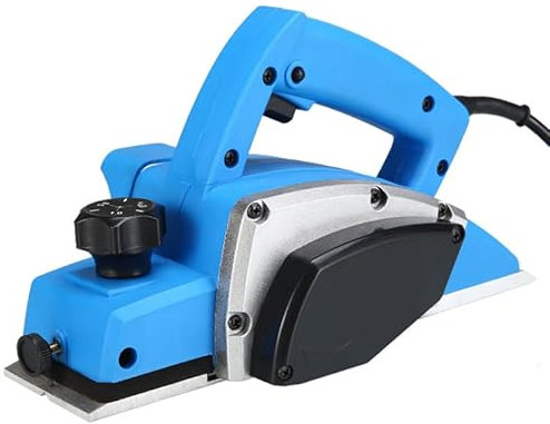 1100W Woodworking Electric Planer,High-Power Hand Planer with Planer Knives, Sharpening Stands, Belts, Nuts,etc.Long-Lasting Power, Simple and Effortless Operation for Wood Processing,