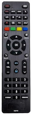 JZK Remplacement télécommande pour Formuler boîtier TV Z10 SE, Compatible avec Z10 Pro Max, T1, T1 Plus, T1 +, T2, Z Plus, ZX, Z7 Plus, Z8 Pro TV Box