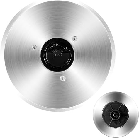 OSTBA Lama di ricambio per affettatrice in acciaio inox da 16,7 cm, lama non seghettata per affettatrice per carne serie SL-517, facile da pulire e installare, perfetta per affettare pane, verdure e