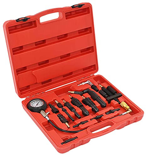 Kit de comprobación de compresión de motor diésel, Xichuzi Medidor Presión Neumáticos, Beta Herramienta, Comprobador, Comprobador Compresion Motor