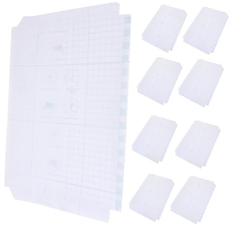 LALAFINA 30Stücke Verstellbare Buchhülle Transparent Dicker Bucheinband Buchschutz für Schule und Zuhause
