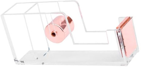 FUNOMOCYA Präziser Klebebandspender Acryl-klebebandständer Tisch-klebebandschneider Freistehender Klebebandhalter Modernes Bürowerkzeug