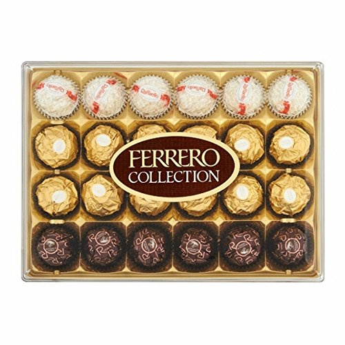24 Collezione Ferrero Rocher cioccolato tartufi - Raffaello, RondNoir, Rocher. 269g di piacere