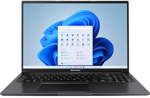 ASUS Vivobook 16 Laptop | 16 Zoll WUXGA entspiegeltes IPS Display| Intel Core i9-13900H | 16 GB RAM | 1TB SSD | Intel Iris X | Windows 11 | QWERTZ Tastatur | Indie Black