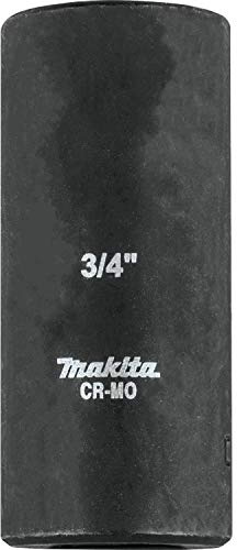 Makita A-99605 3/4 Deep Well Impact Socket, 3/8 Drive