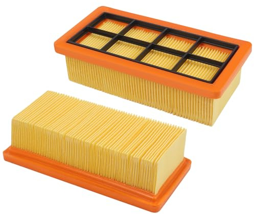 2 Stück Filter für Kärcher AD 4 Premium, AD 4, AD 2, AD 2 Battery, AD 3, AD 3 Premium, AD 3200, AD 3.000, Ersatzteile für Kärcher KFI 7420, Staubsaugerfilter Ersetzt 6.415-953.0