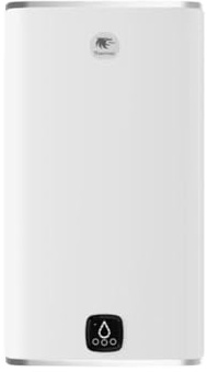 Calentador de agua eléctrico Malicio 3 conectado Thermor – 2400 W – Cuadrado vertical de pared – 100 L – 3 a 4 personas – Blanco