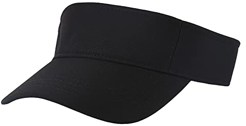 AIDIER Barn visir mössa solhatt 4–10 år pojkar flickor solskydd solskydd solskydd barn löpning visir golf tennis keps med solskydd topphatt baseballkeps basebollkeps strand sommarhatt, svart, one size