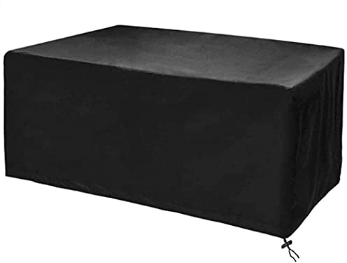 SUEBAIHUO Housse Salon de Jardin 90x70x80cm Tissu Oxford 300D très résistant Housse de Protection pour Mobilier Housse de Table de Jardin Extérieur Imperméable Anti-UV Résistant Au Froid Coupe-Vent