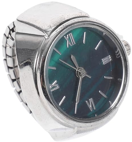 ibasenice Orologio Dito Digitale Anello di Orologio di Moda Orologio Ad Anello Lucido con Cinturino Regolabile Mini Anello di Orologio Orologio
