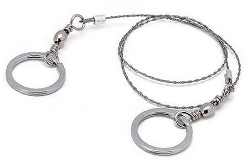 Toddmomy Portable Stainless Steel Wire Survival Chainsaw, 360° Rotating Pocket Wire Metal for Outdoor Emergency, Camping, Hiking and Survival Use