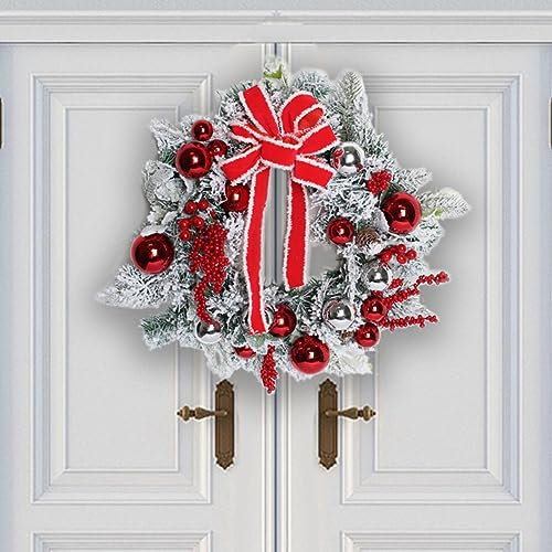 Ghirlanda natalizia, 30 cm, decorazione per porta, ghirlanda natalizia da appendere
