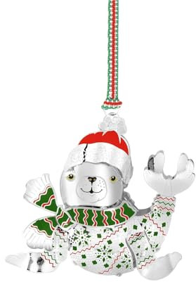 Newbridge Silverware Baby Seal Pup Christmas Tree Hanging Ornament
