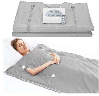 Manta de sauna, Manta de Sauna infrarroja, calefacción impermeable for pérdida de peso, manta de Sauna adelgazante profesional for salón de belleza de terapia de Spa en casa , Sauna de vapor portátil(