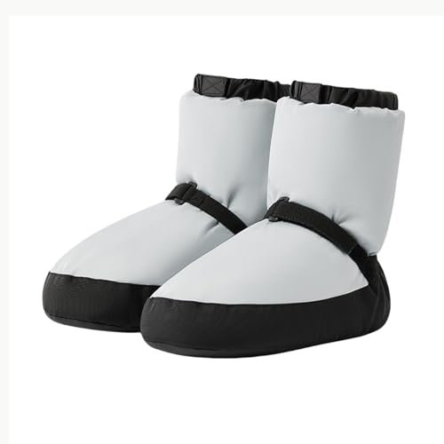 KAISUN Bota de Ballet, Botas de Calentamiento, Botas de Ballet Cálidas, Zapatos de Baile, Botas de Invierno, Zapatos de Entrenamiento de Calentamiento(Gray,XXS(28-31))