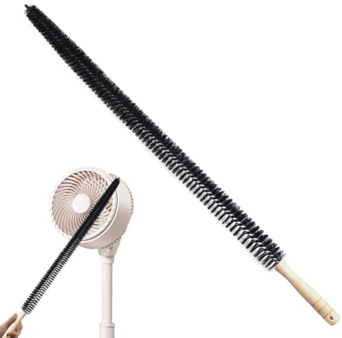 Escoba de Tubo de secador, Limpiador de Pelusa de Mango Largo, Escoba de ventilación de Secadora, Herramienta de Limpieza de bobinas, de Limpieza de electrodomésticos Reutilizable, removedor de
