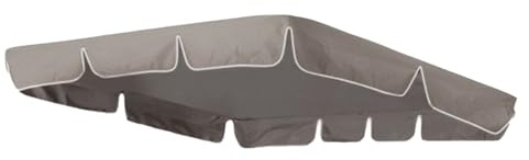3 Sitzer Ersatzdach für Hollywoodschaukel Dachbezug Sonnendach für Hollywoodschaukel, Wasserdicht, Winddicht, Reißfest, Anti-UV, Staubdicht Polyestertuch Dach für Gartenschaukel 195x125cm