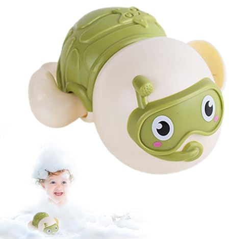 Badespielzeug Schildkröte, aufziehbare Schildkröte - Wasserspielzeug für Kinder, für Kinder, Mädchen, Jungen, Badezimmer, Haus, Poolzimmer, Pool, Hotel, lange Reise