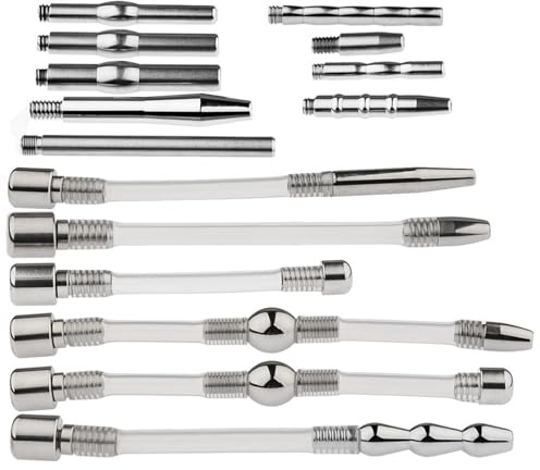 JiXGzAo Giocattolo Del Sesso Fungo Metallo Cavo Spina Pene Catetere Dilatatore Uretrale Liscio Bacchetta Per Masturbazione Sonda Modello Elasticizzato Perlina Anale Piatta Accessori