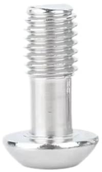 1-10 Uds Tornillo De Cabeza Botón M2M2.5M3M4M5 ~ M8 Pernos Antiaflojamiento Media Rosca Tornillos Panel Cautivo Vástago Reducido Acero Inoxidable 304