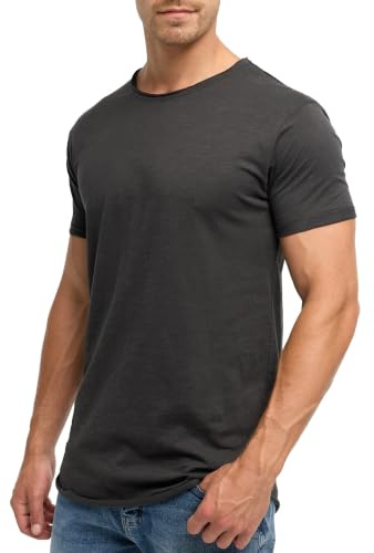 Indicode Herren Willbur T-Shirt mit Rundhals-Ausschnitt aus Baumwolle