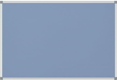 MAUL | Pinnwand STANDARD | Filzbezug | hellblau | BxH 1200 x 900 mm