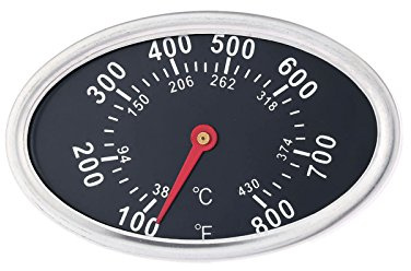 Mtsooning 1 Grill Master 720–0697 Gas Grill Deckel Thermometer Heat Indicator für alle Grills 22551 0234 0737