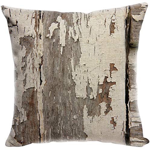 YISUMEI Kissenbezug 40 x 40 cm Home Decor Sofa Werfen Kissenbezüge Pillowcases Gesprenkelte Holz Textur In Old Fashion Style
