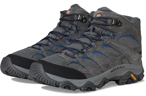Merrell Men's Moab 3 Mid Hiking Boot, Granite, 10 Wide