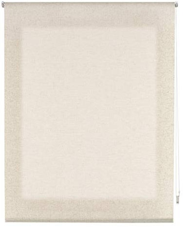 Estoralis | Theon | Modernes Design-Rollo | Lichtdurchlässig Stoff | Leinen | 90 x 195 cm. (Breite/Höhe) Stoffgröße 87 x 190 cm. | Rollos für Fenster und Türen