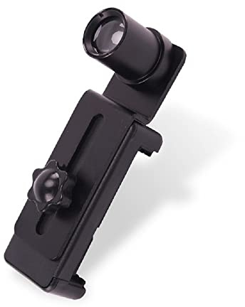 tenedor del microscopio del teléfono móvil del metal 12.5X para conectar el teléfono móvil al microscopio o el telescopio para la cámara y el vídeo