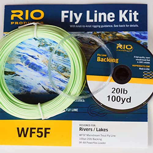 Rio Schnur Mainstream Fliegenschnur Kit WF-F AFTMA #5
