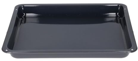 easyPART passend für Juno Senking 3870288200 Backblech Fettpfanne | 425x360x43mm emailliert Backofen AEG 387028820, 527026, Blech, Ofenblech, Emailiert, Herd, Hoch, Schwarz, 40, Mm