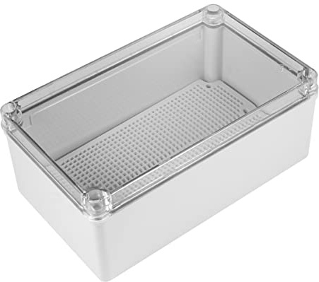 Gatuida Boîte De Jonction Étanche Électrique En Abs Ip68, Protection Poussière Et Eau, Usage Intérieur Et Extérieur, Boîtier 150x250x100 Mm, Installation Solide, Projet Électrique Polyvalent
