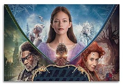 VZRSQZK The Nutcracker And The Four Realms Movie Poster Poster Decorative Painting Canvas Wall Posters And Art Picture Print Modern Family Bedroom Decor Posters 08x12inch(20x30cm)