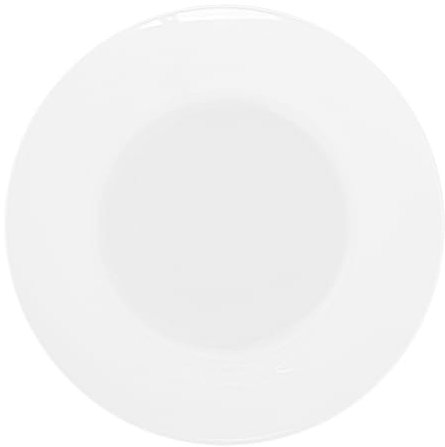 AMBITION Plato llano de porcelana, 27 cm, redondo, para pasta, ensalada, postre, lavavajillas y microondas, apilable