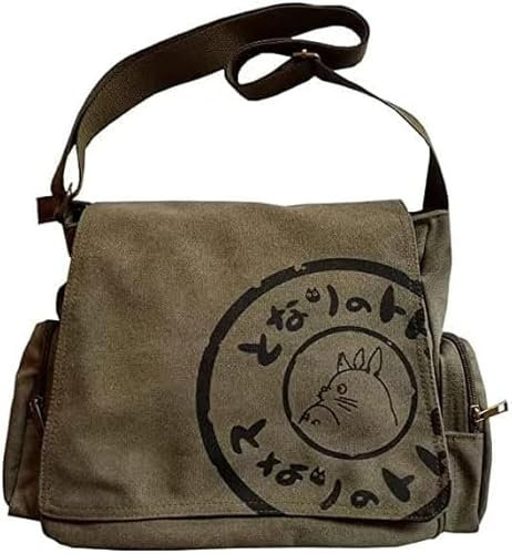 Snowbaby Messenger Bag Vintage für Frauen und Männer Crossbody Bag Armee grün