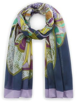 CODELLO Damen Softer Schal aus recyceltem Polyester mit XL-Schmetterling