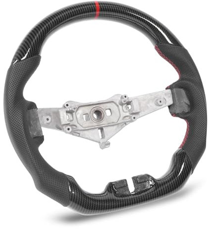 Hydro Dip Carbon Fiber Look Lenkrad aus Perforiertem Leder JK JKU 2011 Bis 2017,Lenkrad