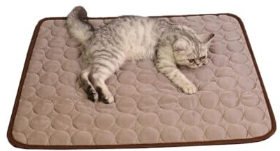Weiche Hundematte Dünne Kühlmatte für Hunde und Katzen Selbstkühlende Matte Hunde Haustiere Kühldecke Waschbares Hundebett Wiederverwendbare Katze Hundekissen Robust Unterlage für Hundebett