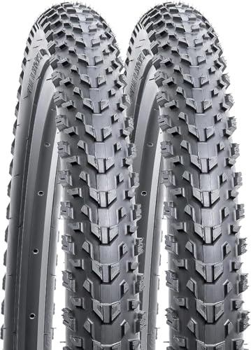 'YUNSCM 2-PCS 24'' Mountain Bike Tires 24x1.95/53-507 Compatible with Mountain Bike 24x1.90 24x1.95 24x2.0 Bicycle Tires (Y-830)'