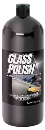 Lux Metal – Glaspolitur 1 kg Schleifpaste Polieren und Reparieren von Glasoberflächen, entfernt Kratzer und Trübungen ideal für Autoglas Fenster und Spiegel Motorrad Karosserie, Boot