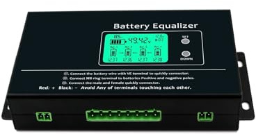 VXVUQRQVH Batterie-Ausgleichsgerät Batterie-Balancer HX02 Blei-Säure-Li-Ionen-LiFePO4-Batterie-Equalizer 12V 24V 36V 48V 96V Batterie-Spannungsausgleicher