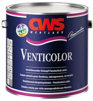 CWS WERTLACK Venticolor 1 l, protezione dalle intemperie ideale per finestre, porte e sottotetti in interni ed esterni.