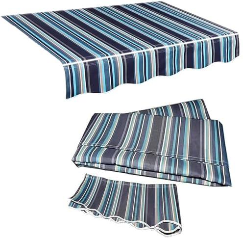 Tissu De Remplacement Pour Auvent Tissu De Rechange, Toile D'auvent Pour Auvent De Jardin, Auvent Pour Terrasse Store Banne Toile, Tissu Imperméable De Protection UV, Protection Solaire(5.5x3.5m(18x11