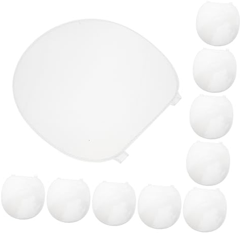 TOYANDONA 10St Bordtennisracket Skyddsmask Racketskyddsskydd Transparent Bordtennisfilm Bordtennisbyte Skyddsfilm För Bordtennis Pong Paddelfilm