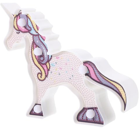 iplusmile Luce Notturna Unicorno Led Lampada Da Tavolo in Decorativa Per Camera Da Letto Unica Illuminazione